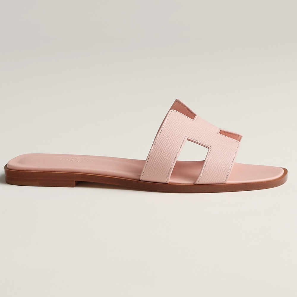 ❌SOLD❌NEW HERMÈS ORAN SANDALS Rose Pâle - Picture 17 of 17